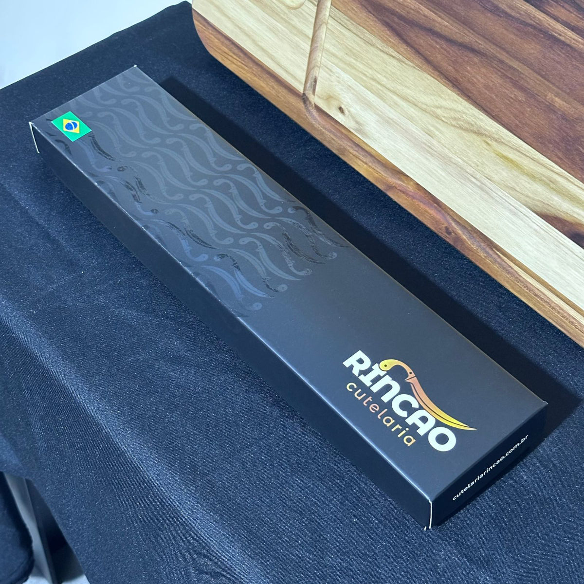 Faca de Churrasco Premium Lâmina Vazada Aço Inox