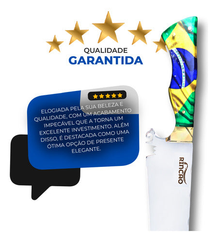 Picanheira Artesanal 10 Aço Inox Brasil - A faca MAIS vendida do BRASIL