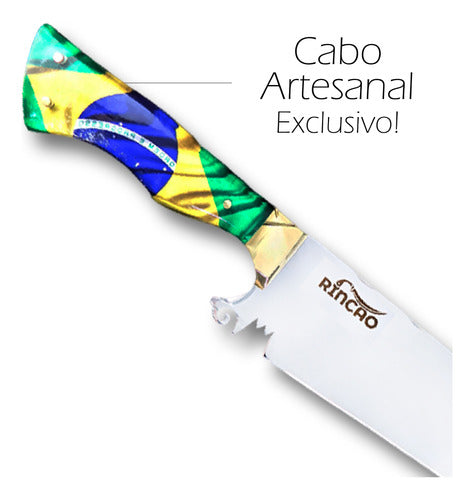 Picanheira Artesanal 10 Aço Inox Brasil - A faca MAIS vendida do BRASIL