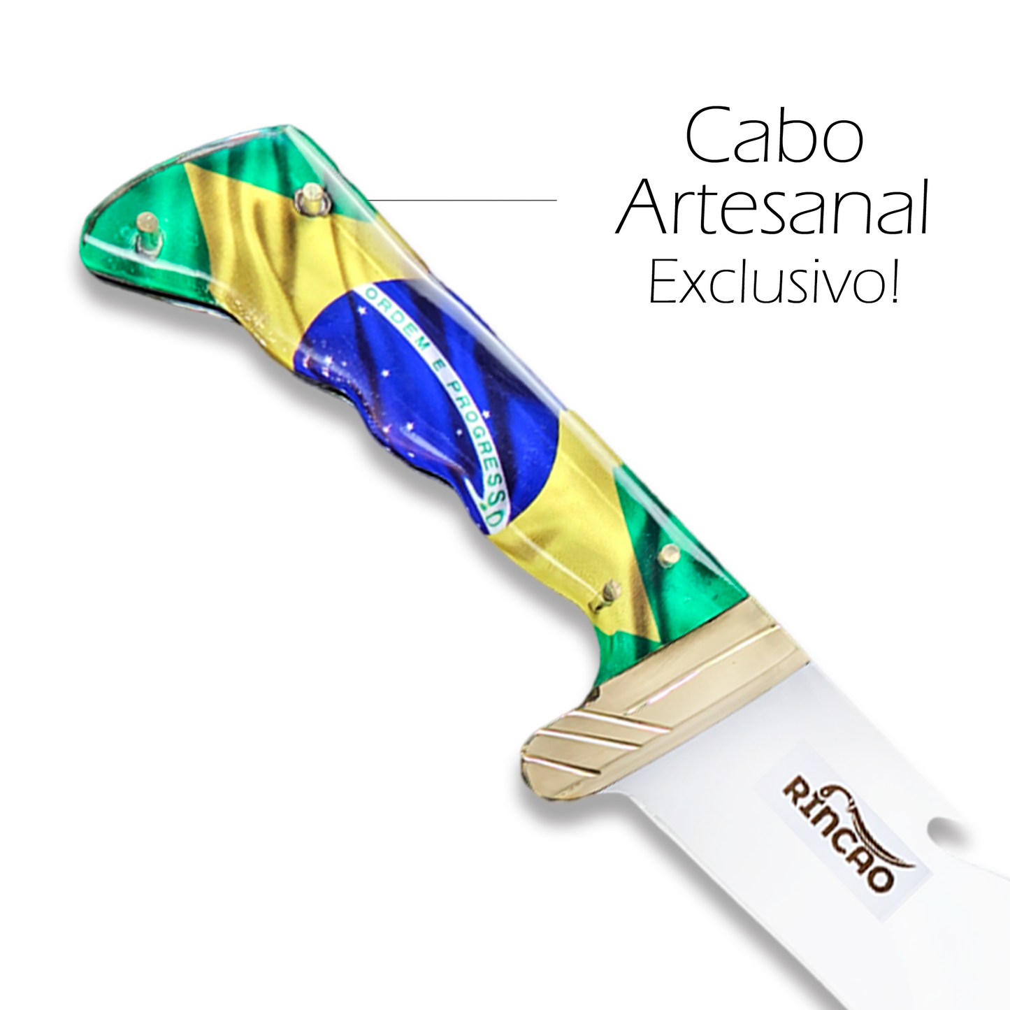 Faca Bowie 10'' Aço Inox Camping Caça Bruta