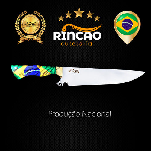 Picanheira Artesanal 10 Aço Inox Brasil - A faca MAIS vendida do BRASIL
