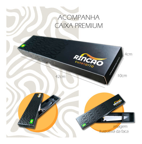 Picanheira Artesanal 10 Aço Inox Brasil - A faca MAIS vendida do BRASIL