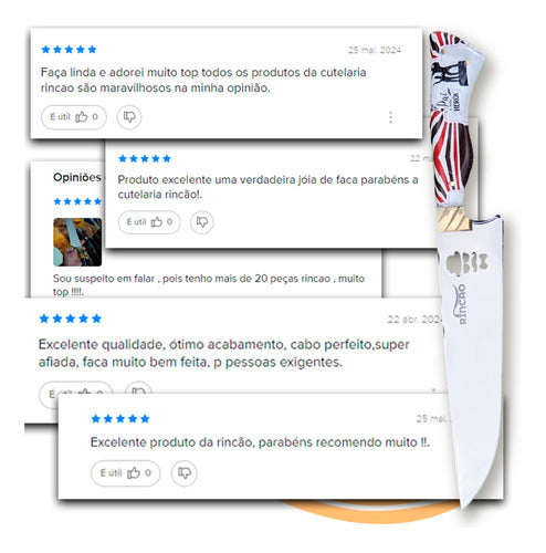 Presente Dia Dos Pais Faca Churrasco Artesanal Exclusiva