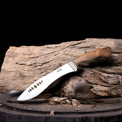 Facão Kukri Artesanal Selva Sobrevivência  13pol + Bainha