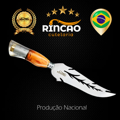 Picanheira Folha 10pol Inox Cabo Cartucho 12 Personalizada