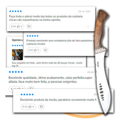 Facão Kukri Artesanal Selva Sobrevivência  13pol + Bainha