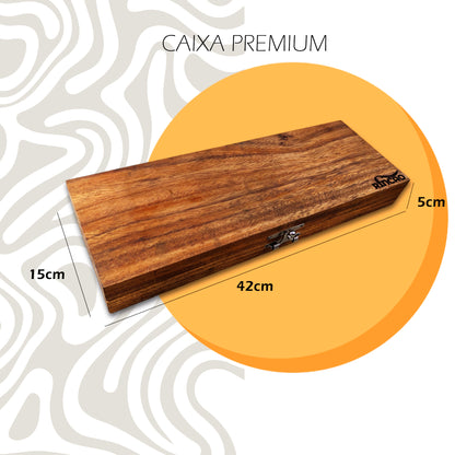 Kit Exclusivo Combo Artesanal Picanheira E Garfo Aço Inox