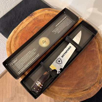 Faca de Churrasco Botafogo Time de Futebol Lâmina Vazada Inox