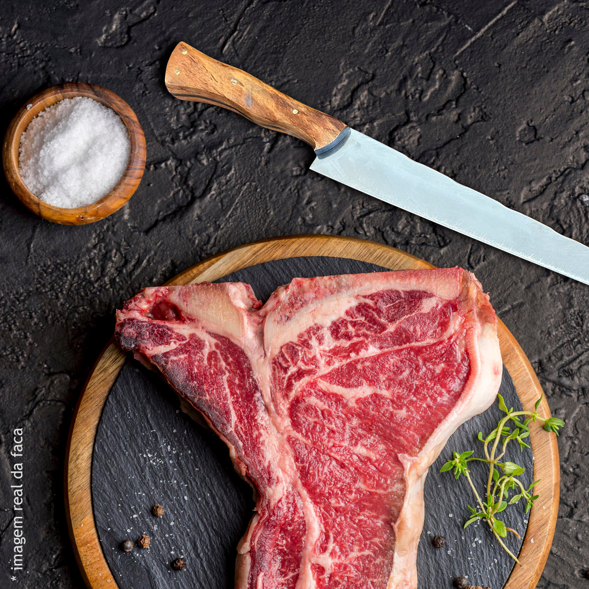 Faca Artesanal Javalizeira 12pol Aço Inox - Cabo Madeira Nobre