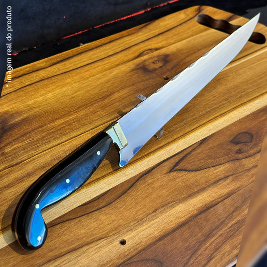 Faca Sorocabana 12pol Aço Inox 420c - Cabo Acrílico